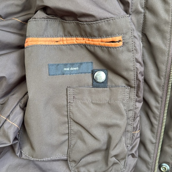 BOSS / HIGO BOSS Brown Puffer Jacket Real Down sz 48 - Picture 8 of 13